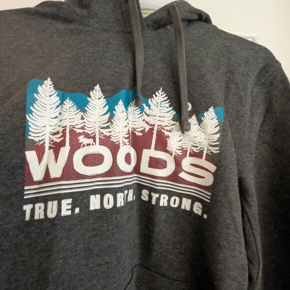 Woods Women's grey hoodie - Picture 2 of 3